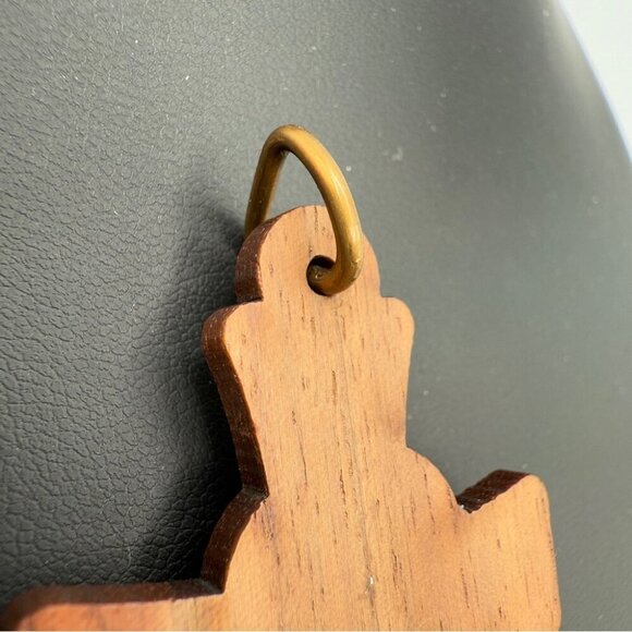Carved Wooden Cross Pendant - Picture 12 of 14